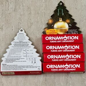 Holiday Rotation Ornament Motor - Red